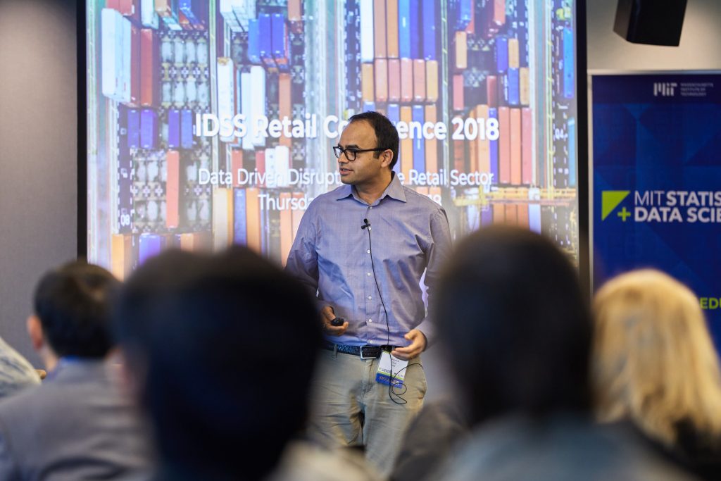 Devavrat Shah speaking at the MIT Retail Conference