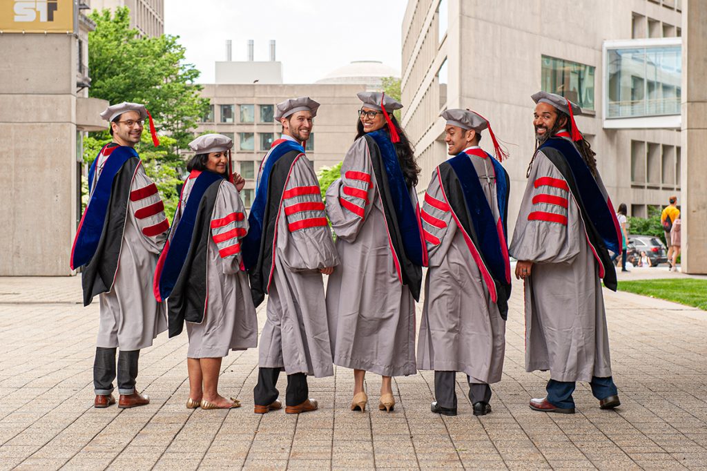 l-r: Dr. Florian Metzler, Dr. Maimuna Majumder, Dr. Christopher Saulnier, Dr. Lita Das, Dr. Paul Natsuo Kishimoto, Dr. Adam Williams; photo: Marco Miotti