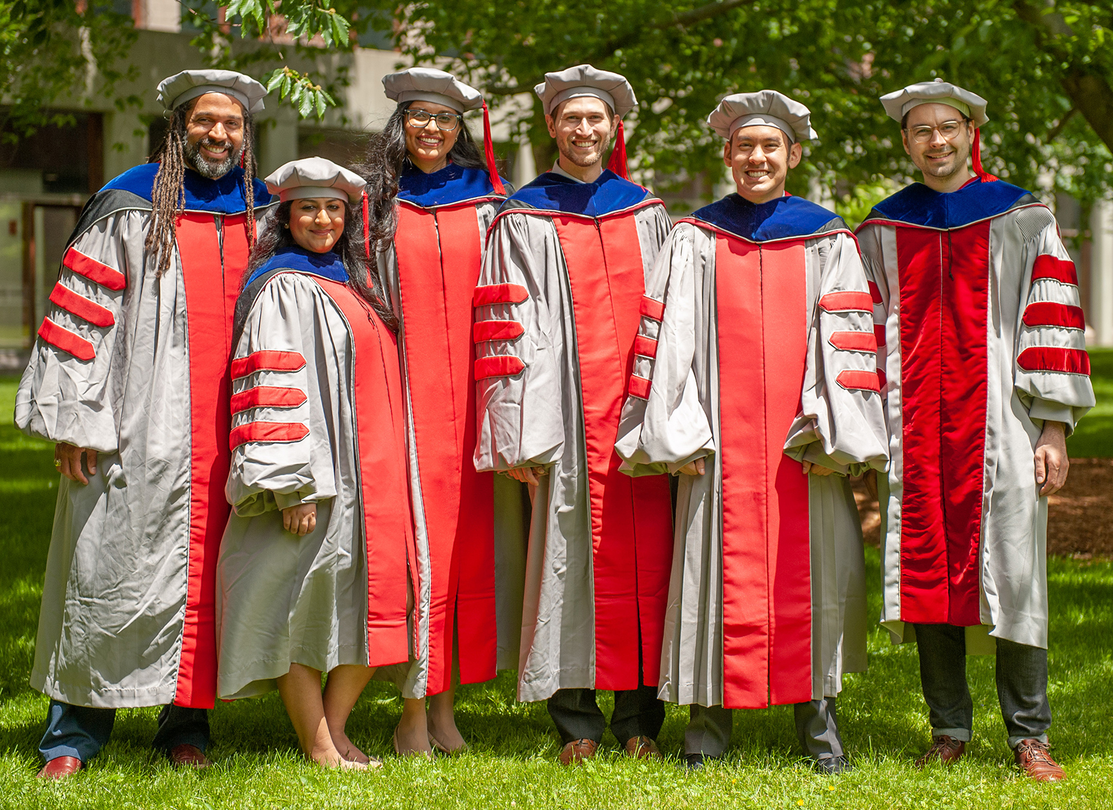 l-r: Dr. Adam Williams, Dr. Maimuna Majumder, Dr. Lita Das, Dr. Christopher Saulnier, Dr. Paul Natsuo Kishimoto, Dr. Florian Metzler; photo: Marco Miotti